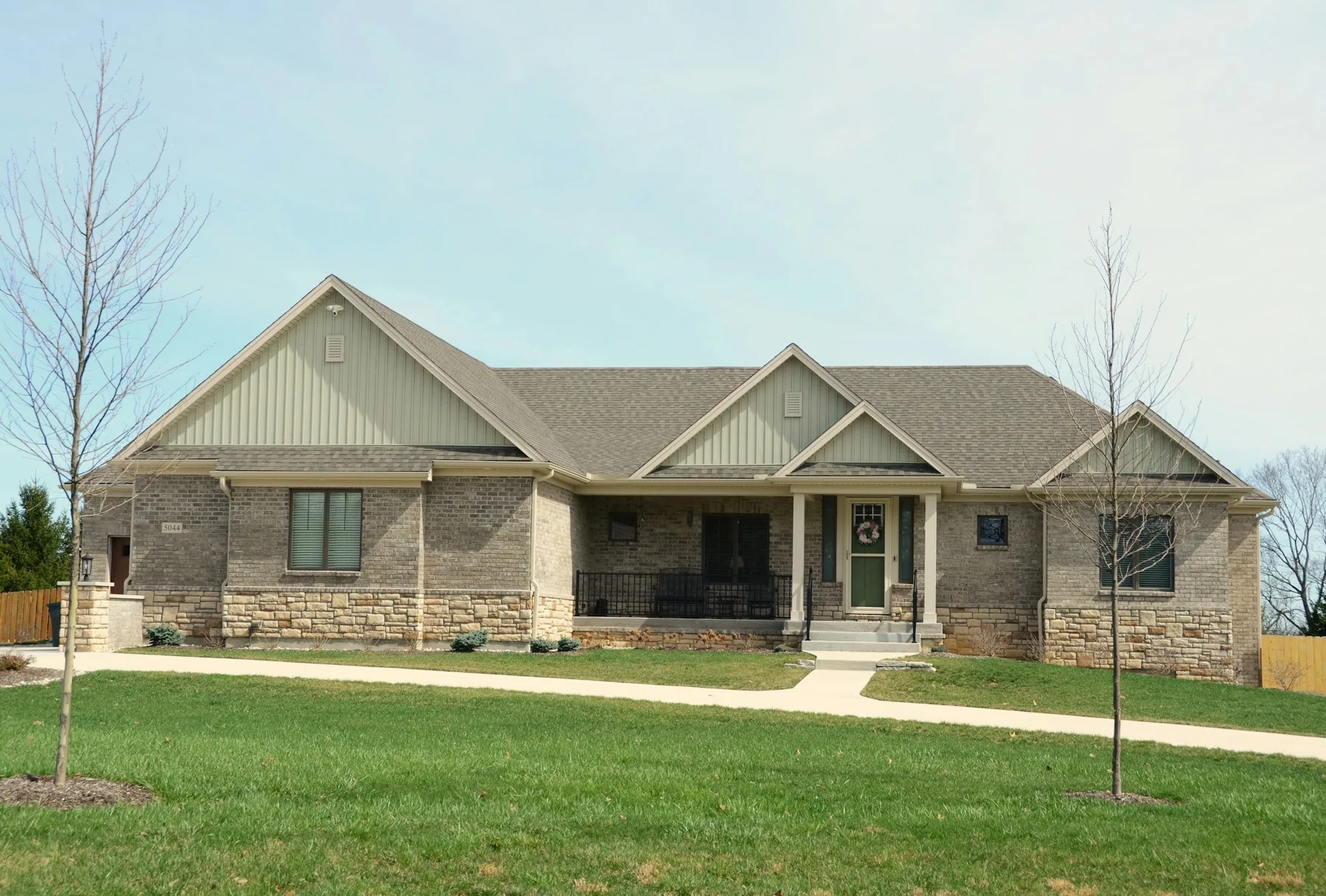Welcoming Louisville area home exterior