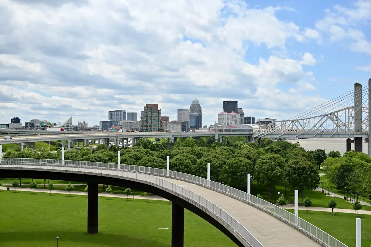 Downtown Louisville skyline and bridge